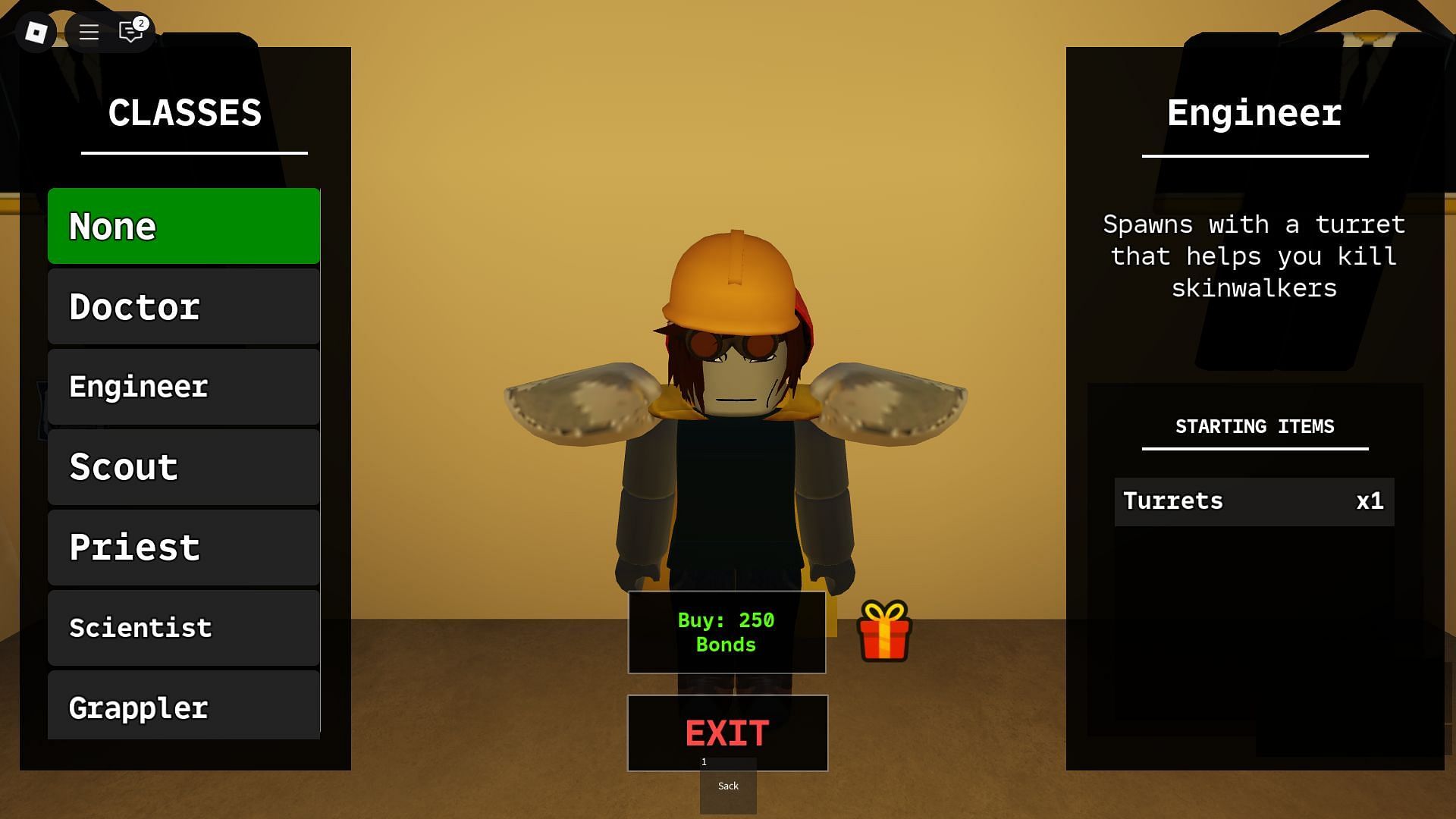The Engineer Class (Image via Roblox)
